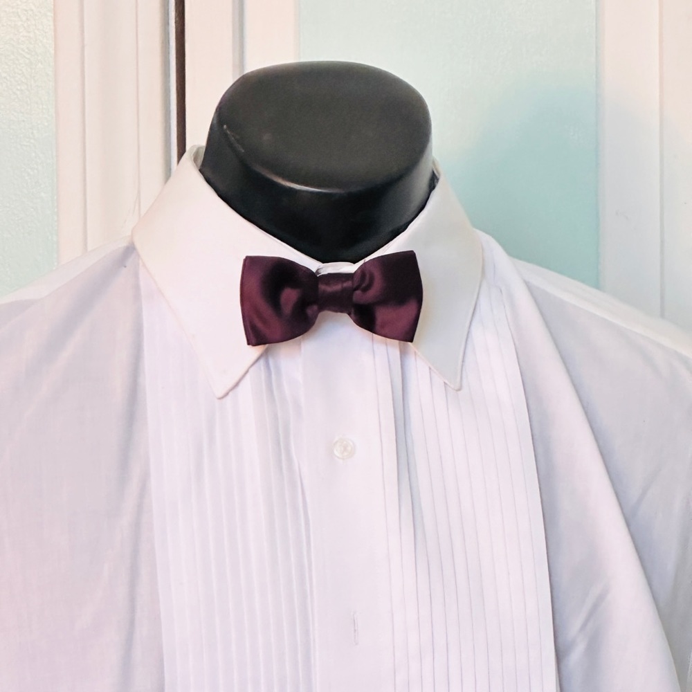 Berry Reddish Purple Wedding Tuxedo Pre Tied clip on Bow tie bowtie kids boys